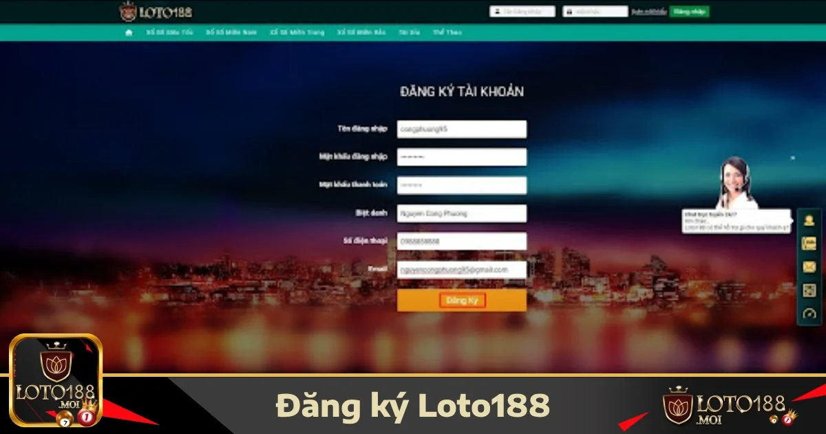Đăng Ký Loto188 2 Hướng dẫn chi tiết cách tạo tài khoản trên nền tảng LOTO188