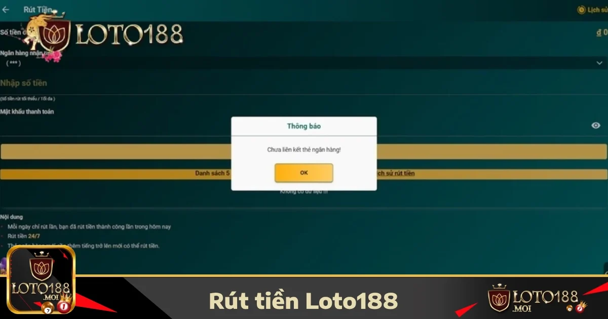 Rút Tiền Loto188 3 Các vấn đề thường gặp khi rút tiền LOTO188 và cách khắc phục